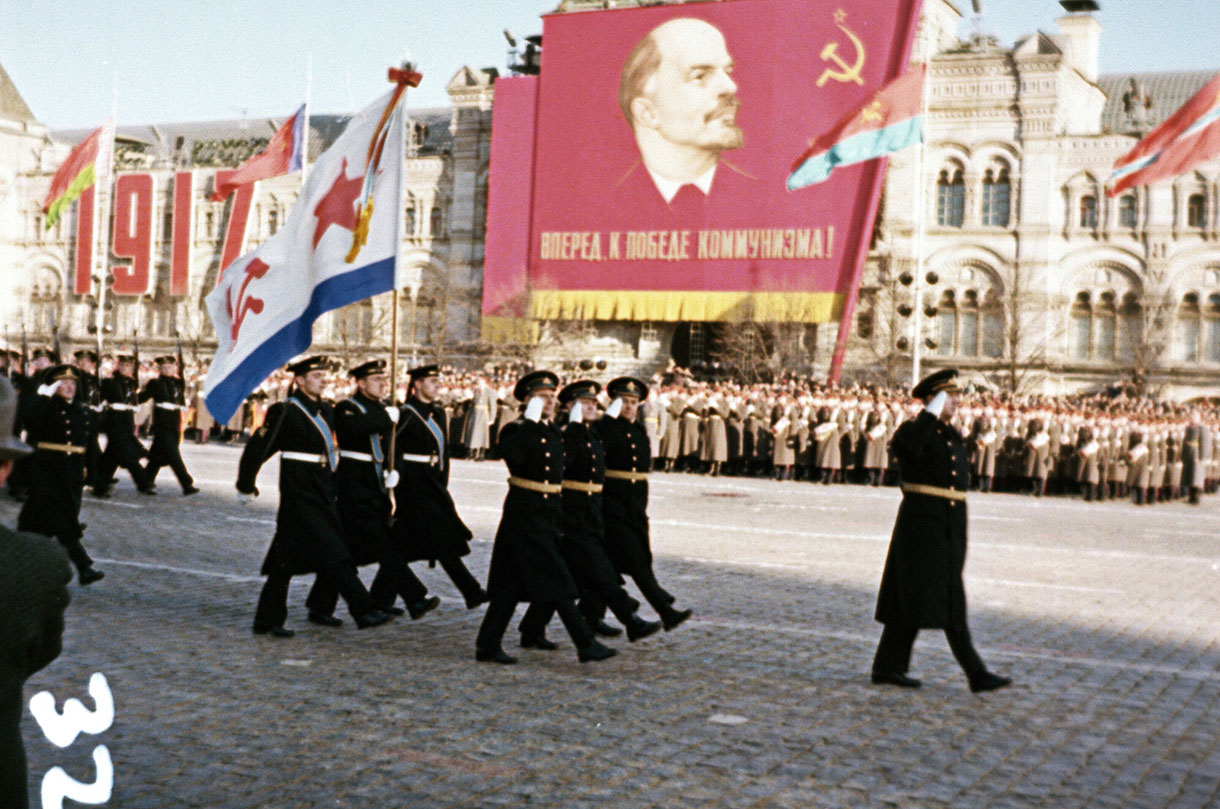 Soviet Red Fleet October Revolution Parade